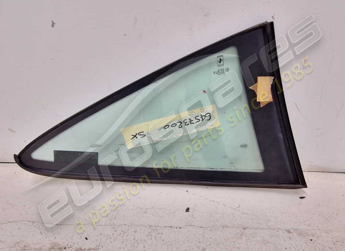 NEW FERRARI LH REAR SIDE GLASS. PART NUMBER 64573200 (2) new ferrari lh rear side glass. part number 64573200 (2)
