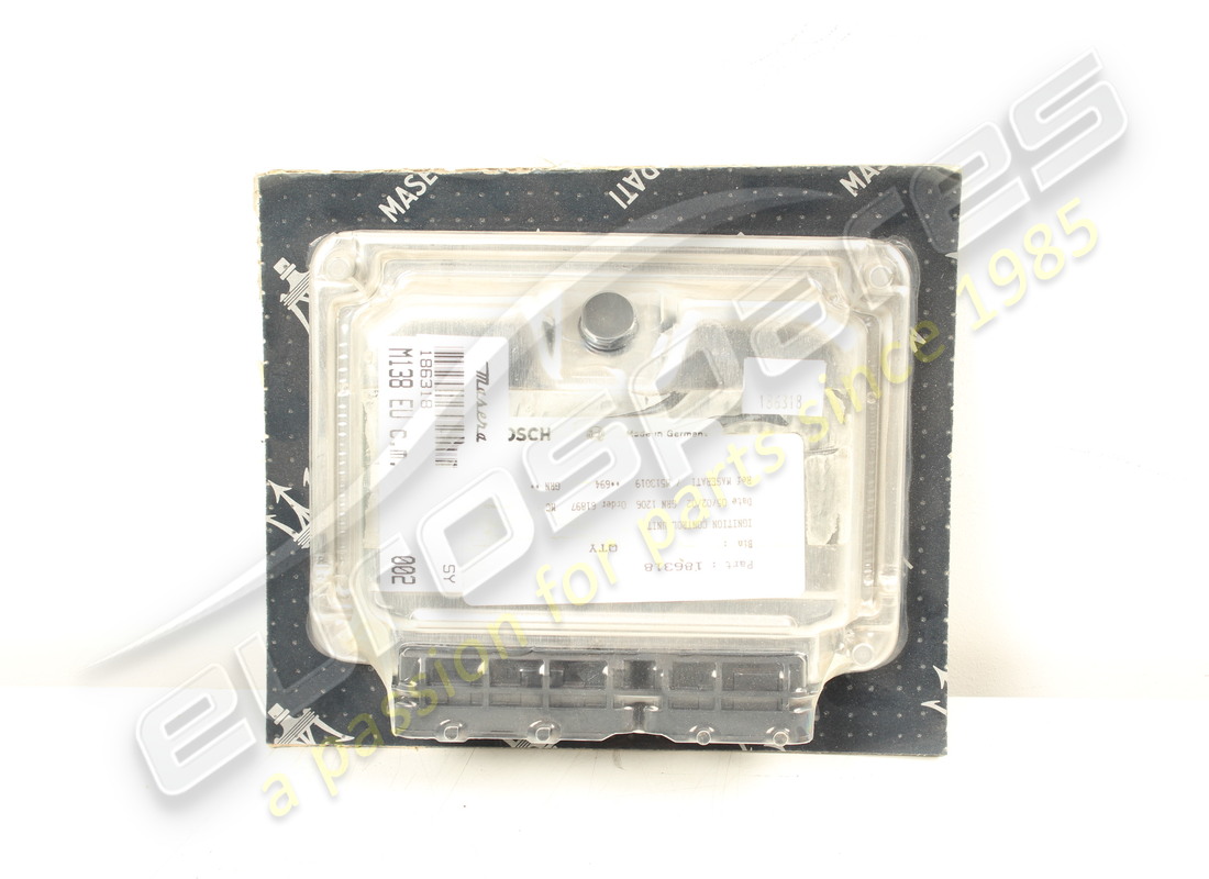 NEW MASERATI ECU MOTRONIC 138SP. MECH. PART NUMBER 186318 (1) new maserati ecu motronic 138sp. mech. part number 186318 (1)