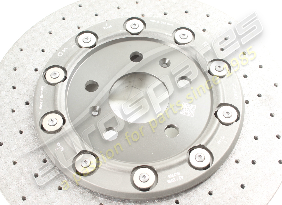 new lamborghini carbon ceramic brake disc (ccp). part number 420615602f (3)