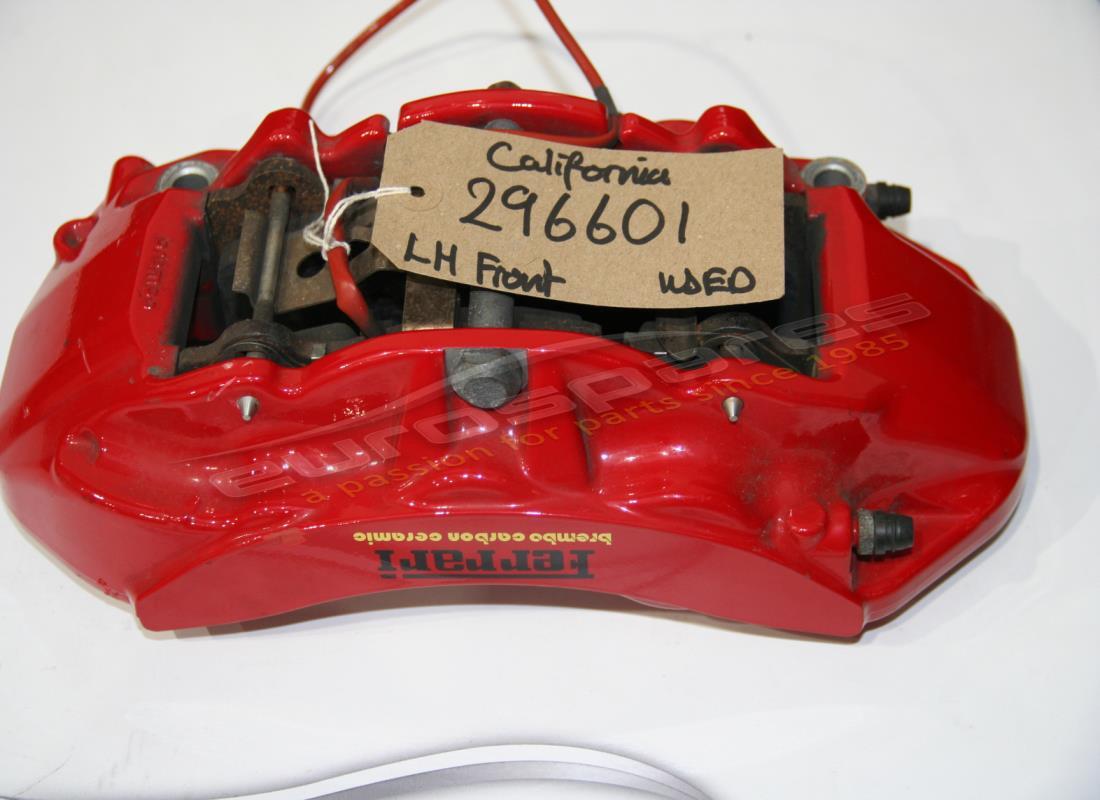USED Ferrari LH FRONT CALIPER COMPLETE . PART NUMBER 296601 (1)