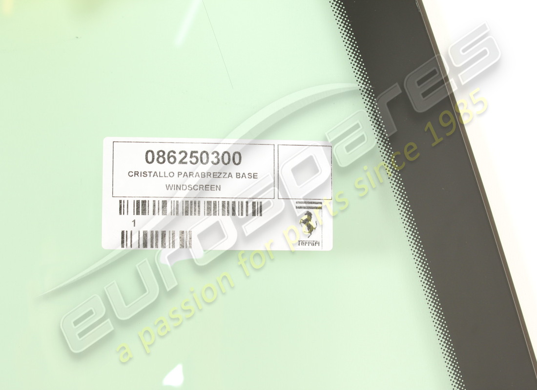 NEW FERRARI WINDSCREEN 488 GTB & PISTA COUPE. PART NUMBER 86250300 (2) new ferrari windscreen 488 gtb & pista coupe. part number 86250300 (2)