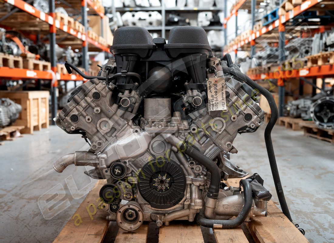 USED LAMBORGHINI LP560 GALLARDO ENGINE. PART NUMBER MR00Y9Q07L (5) used lamborghini lp560 gallardo engine. part number mr00y9q07l (5)