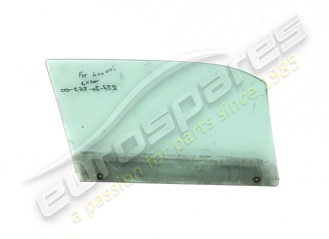 USED FERRARI LH DOOR GLASS TINTED. PART NUMBER 2573055300 (2) used ferrari lh door glass tinted. part number 2573055300 (2)