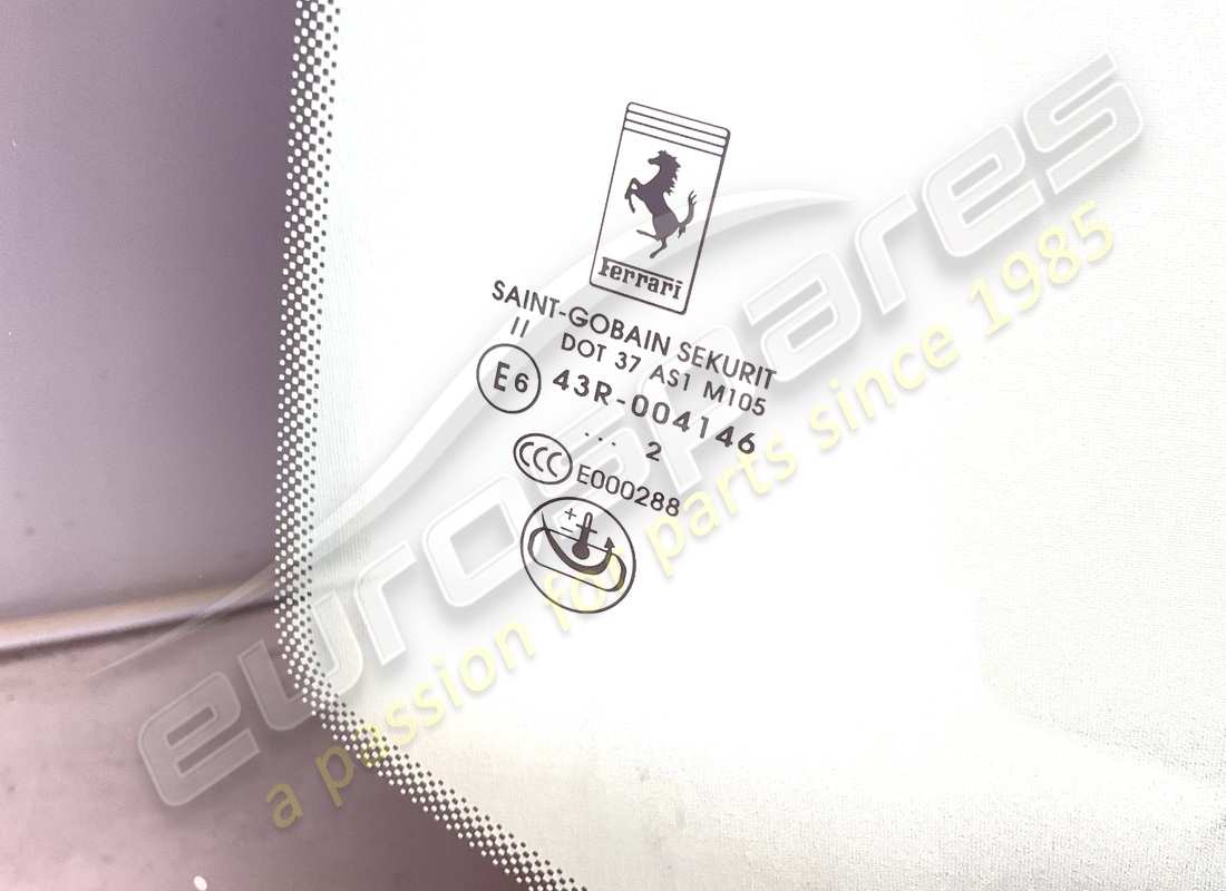 NEW FERRARI WINDSCREEN. PART NUMBER 83090000 (2) new ferrari windscreen. part number 83090000 (2)