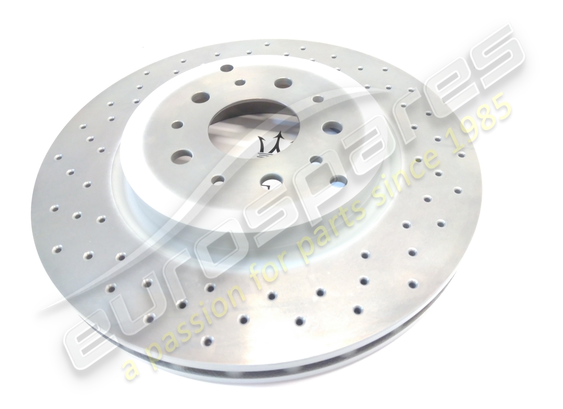 new maserati rear brake disc (drilled). part number 228411 (1)