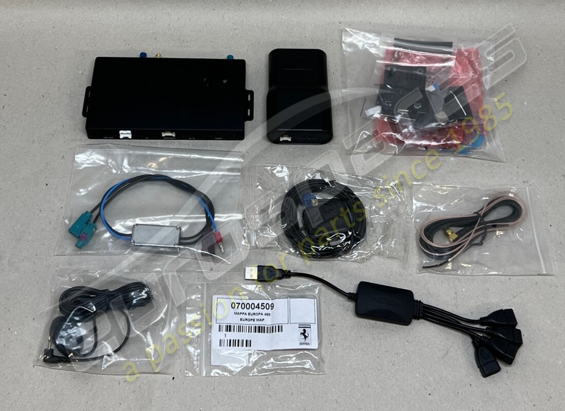 NEW FERRARI INFOTAINMENT KIT. PART NUMBER 70004508 (2) new ferrari infotainment kit. part number 70004508 (2)