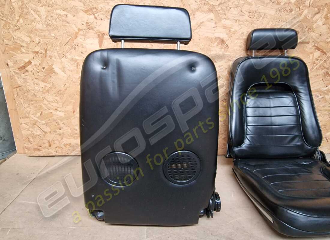 USED FERRARI PAIR BLACK SEATS. PART NUMBER 60899000 (5) used ferrari pair black seats. part number 60899000 (5)