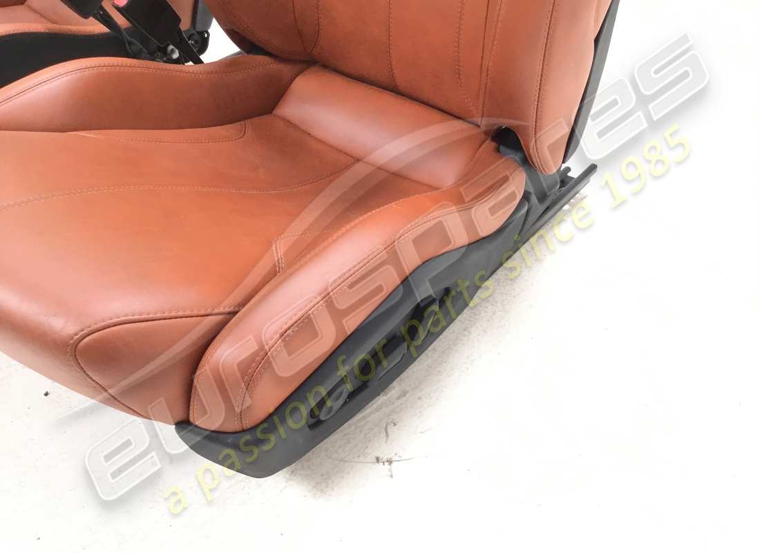 used lamborghini pair of seats - leather (hide). part number 4t08810212az (8)