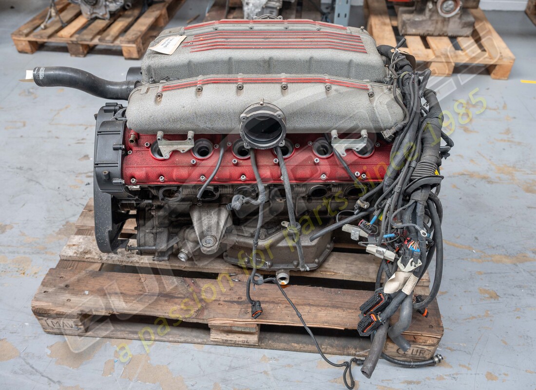 USED FERRARI 575M ENGINE. PART NUMBER 194666 (4) used ferrari 575m engine. part number 194666 (4)