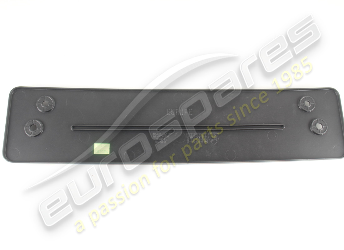 NEW LAMBORGHINI LICENSE PLATE HOLDER. PART NUMBER 4ML8072873FZ (2) new lamborghini license plate holder. part number 4ml8072873fz (2)