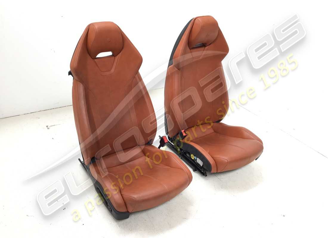 used lamborghini pair of seats - leather (hide). part number 4t08810212az (2)