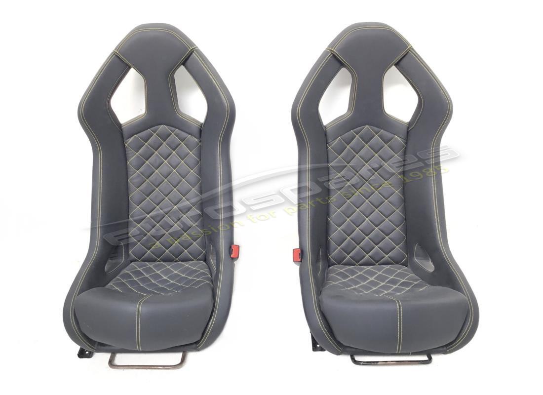 NEW (OTHER) LAMBORGHINI LP 670 LHD FRONT SEATS IN BLACK. PART NUMBER 4790638929 (1) new (other) lamborghini lp 670 lhd front seats in black. part number 4790638929 (1)
