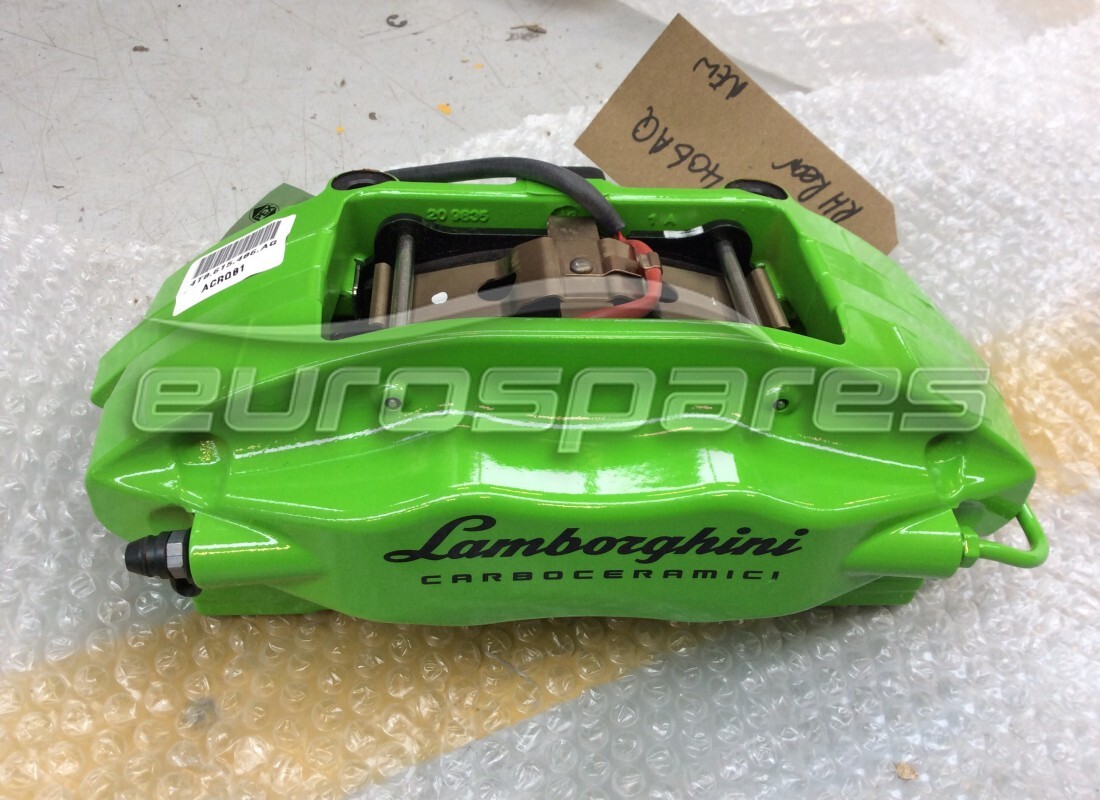 new lamborghini sliding-caliper lambo gruen. part number 4t0615406aq (1)
