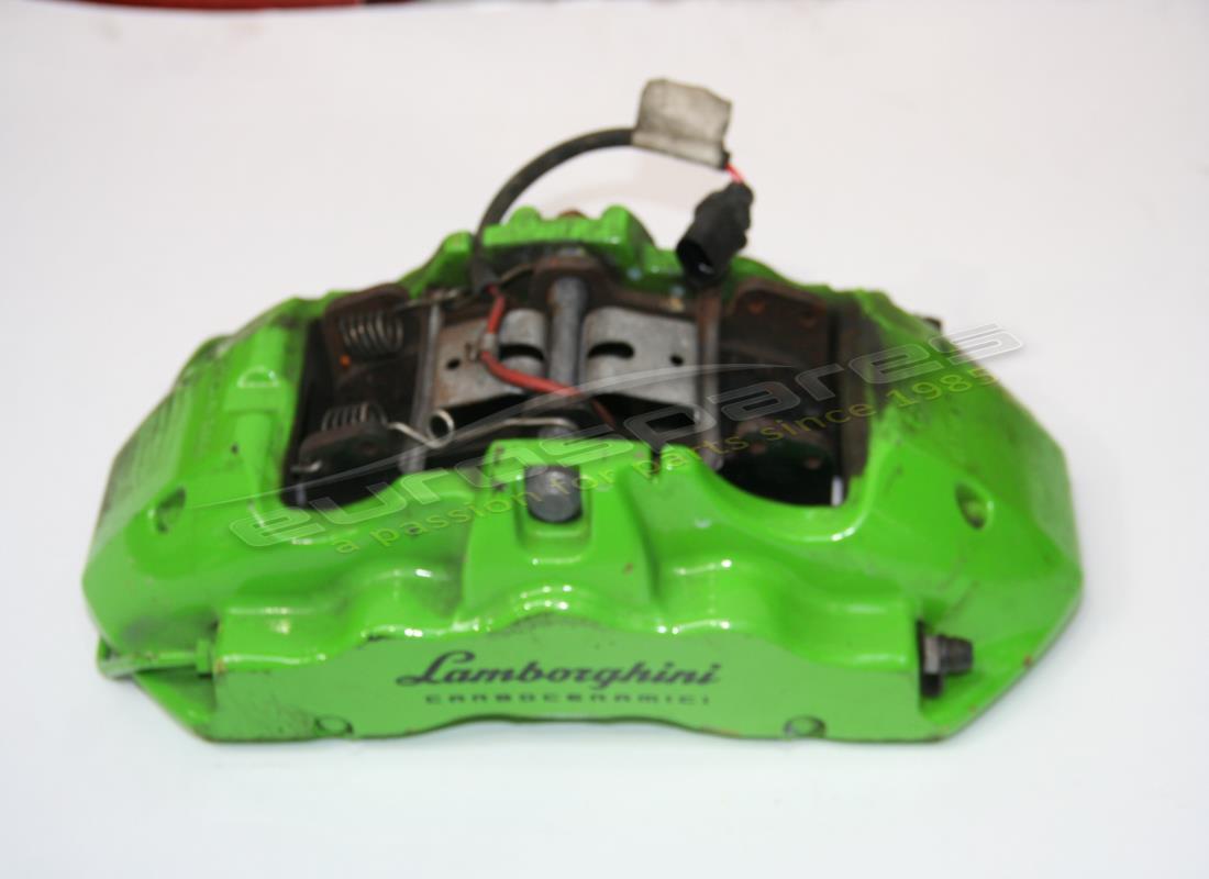 used lamborghini ccb brake caliper, front rh, green. part number 4t0615106ab (1)