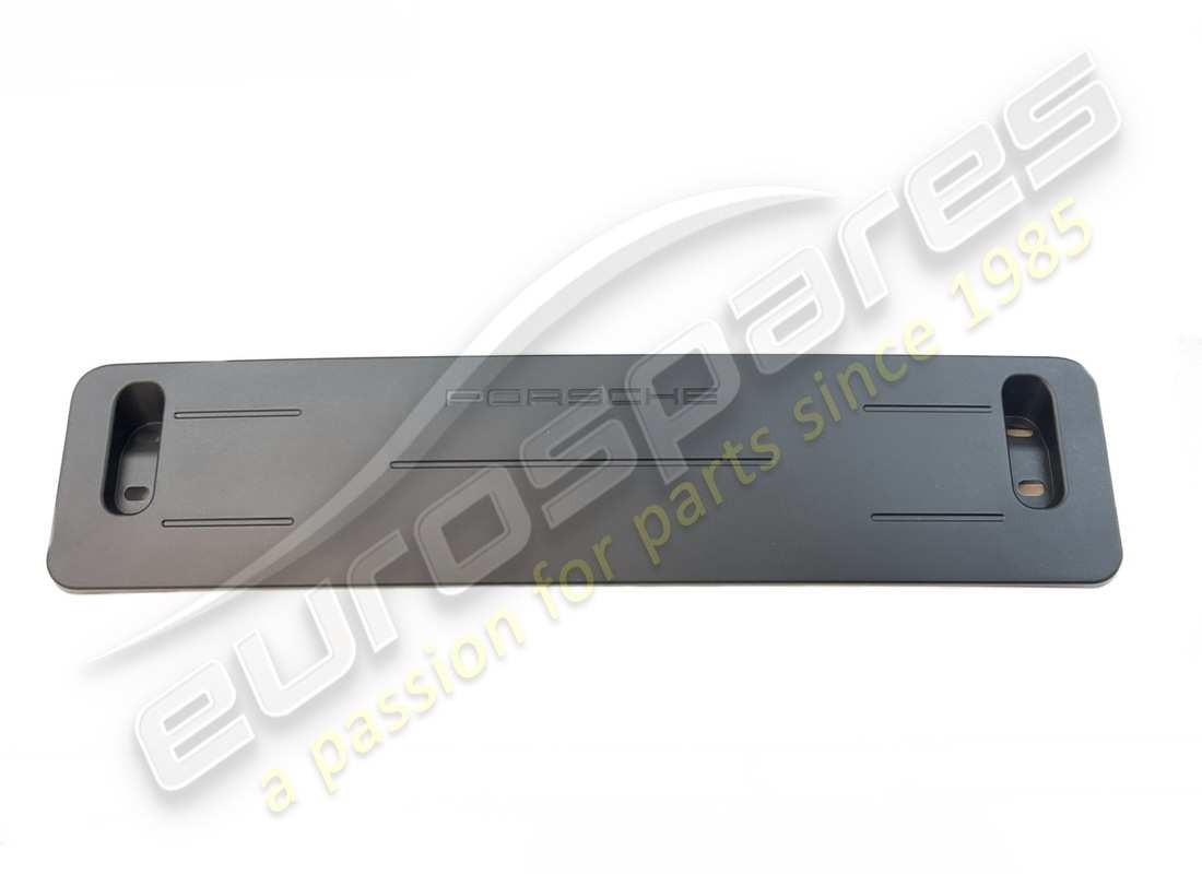 new porsche license plate bracket matt black. part number 9y0807287kok1 (1)