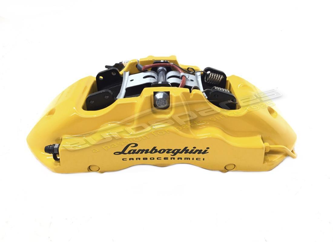 NEW LAMBORGHINI FRONT CALIPER IN YELLOW. PART NUMBER 4T0615105DC (1) new lamborghini front caliper in yellow. part number 4t0615105dc (1)