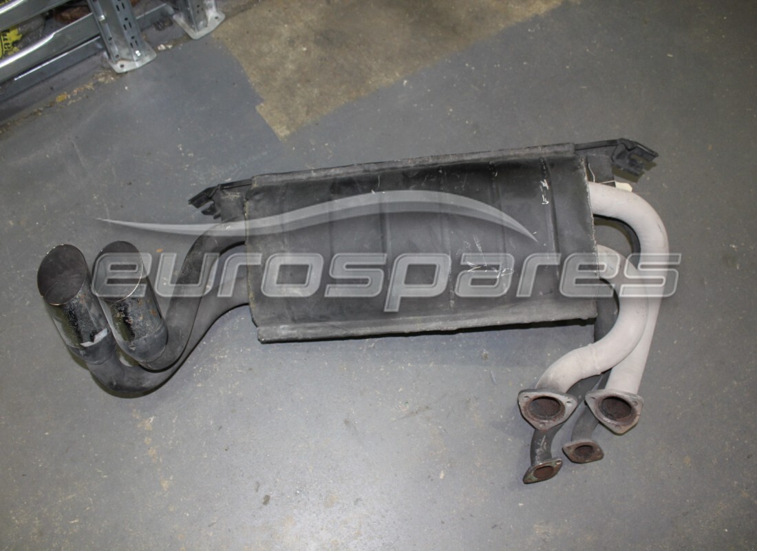 used ferrari 512bb+i lower main silencer. part number 109126 (1)