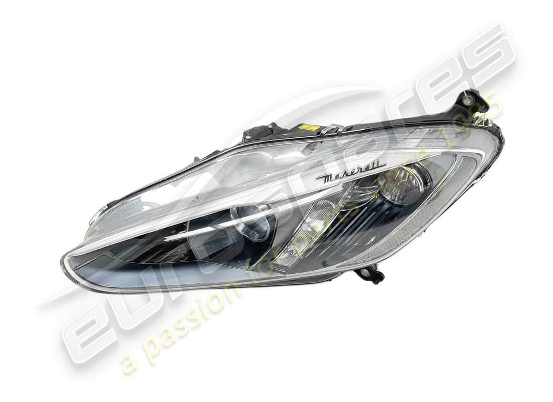 NEW MASERATI LH FRONT HEADLIGHT. PART NUMBER 350566 (2) new maserati lh front headlight. part number 350566 (2)
