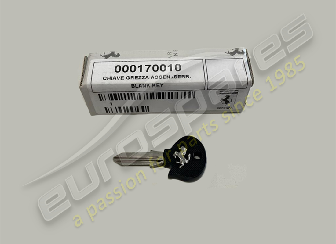 NEW Ferrari BLANK KEY . PART NUMBER 170010 (1)