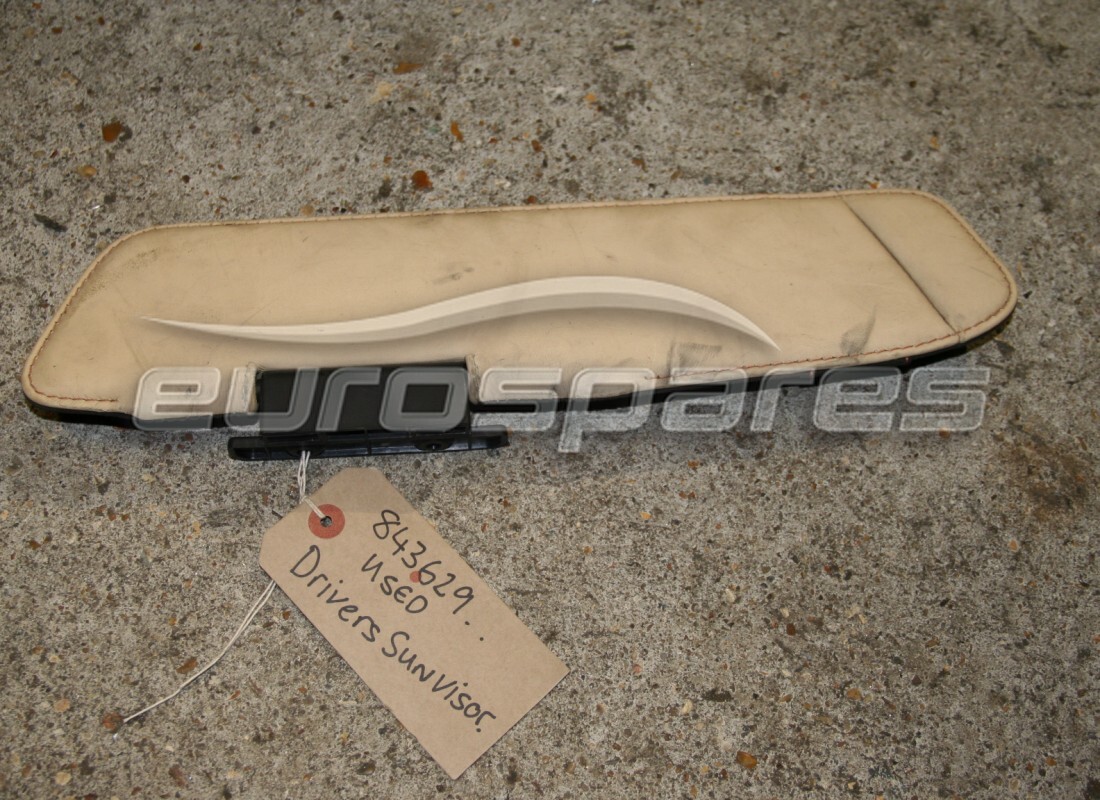 USED FERRARI RH SUN VISOR. PART NUMBER 843629.. (1) used ferrari rh sun visor. part number 843629.. (1)