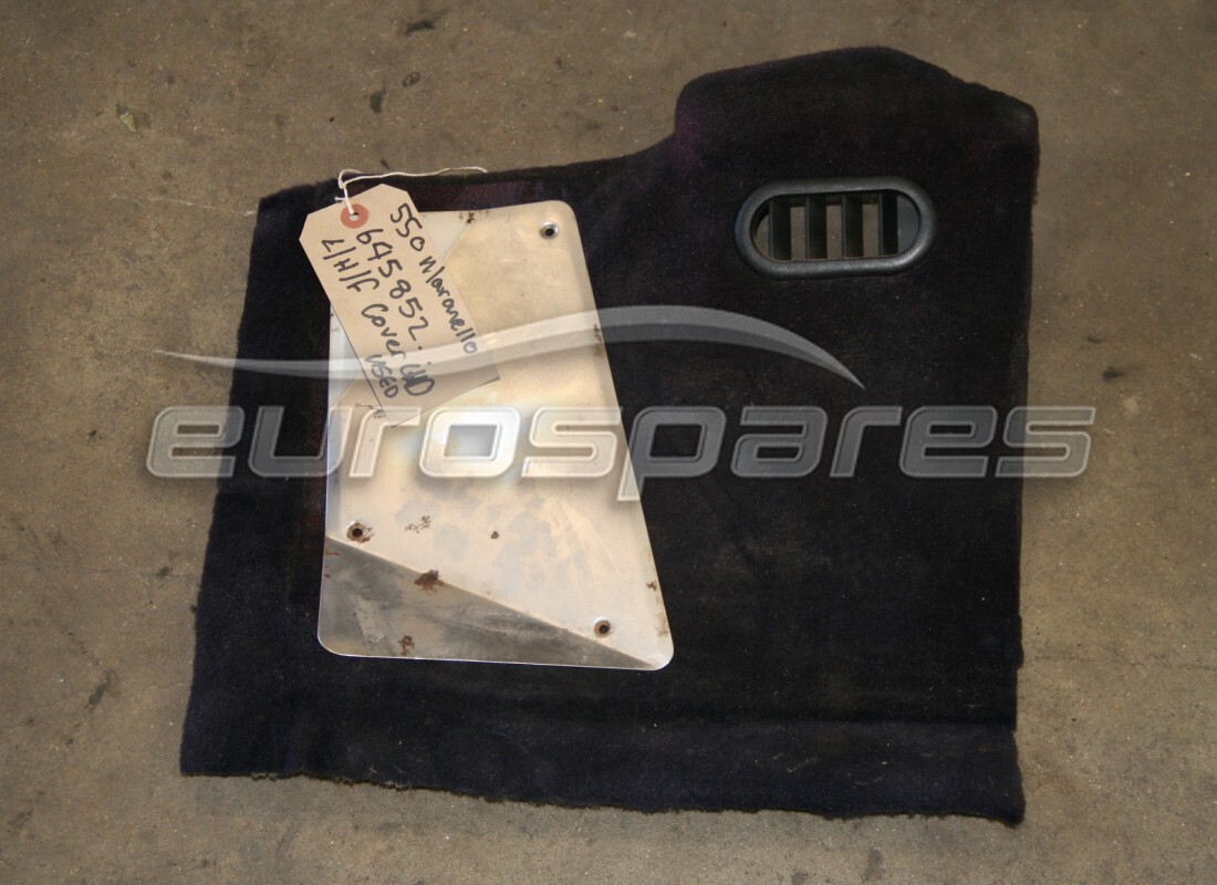 USED FERRARI LH FRONT LATERAL COVER. PART NUMBER 645852.. (1) used ferrari lh front lateral cover. part number 645852.. (1)