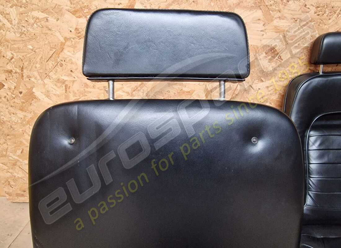 USED FERRARI PAIR BLACK SEATS. PART NUMBER 60899000 (6) used ferrari pair black seats. part number 60899000 (6)