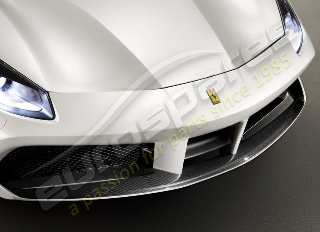 NEW FERRARI CARBON FIBER FRONT SPOILER. PART NUMBER 86975110 (1) new ferrari carbon fiber front spoiler. part number 86975110 (1)