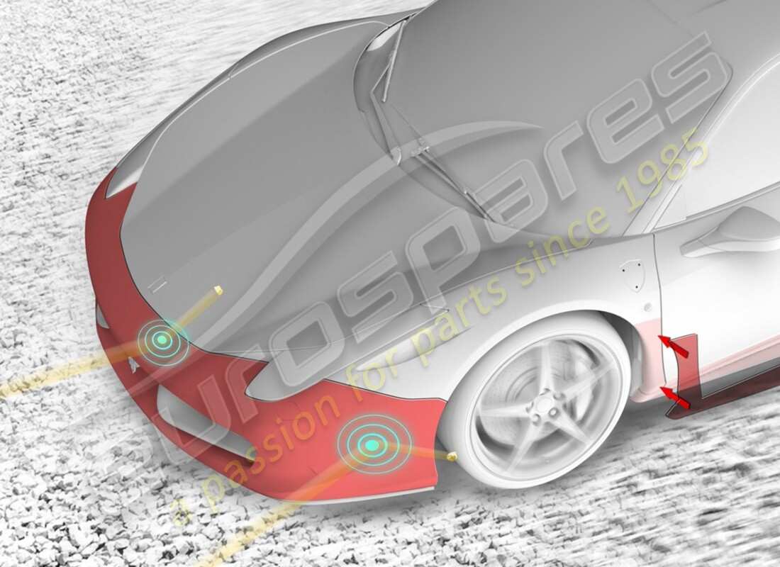 NEW FERRARI ANTI-STONE CHIPPING PROTECTIVE FILM, HIGH WEAR AREAS. PART NUMBER 70001949 (1) new ferrari anti-stone chipping protective film, high wear areas. part number 70001949 (1)