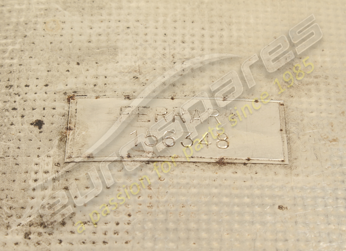 USED FERRARI LH REAR SILENCER. PART NUMBER 156348 (3) used ferrari lh rear silencer. part number 156348 (3)