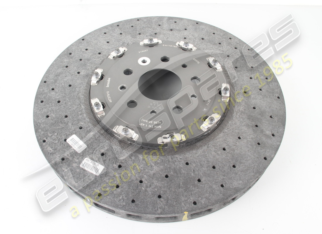 NEW FERRARI FRONT BRAKE DISC. PART NUMBER 315457 (1) new ferrari front brake disc. part number 315457 (1)