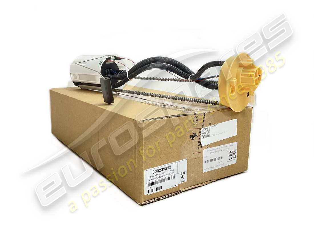 NEW FERRARI LH COMPLETE FUEL PUMP AND FLOAT. PART NUMBER 239813 (2) new ferrari lh complete fuel pump and float. part number 239813 (2)
