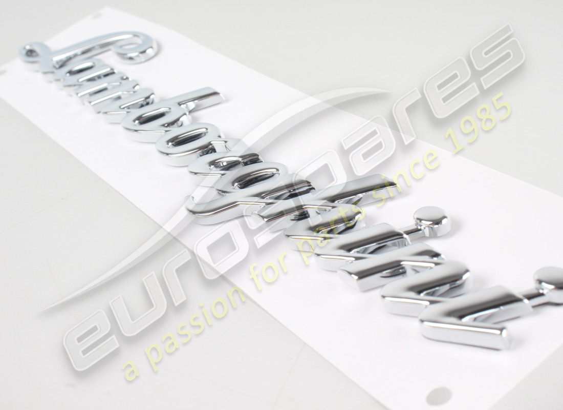 NEW LAMBORGHINI TYPE SIGN. PART NUMBER 400853742B (2) new lamborghini type sign. part number 400853742b (2)