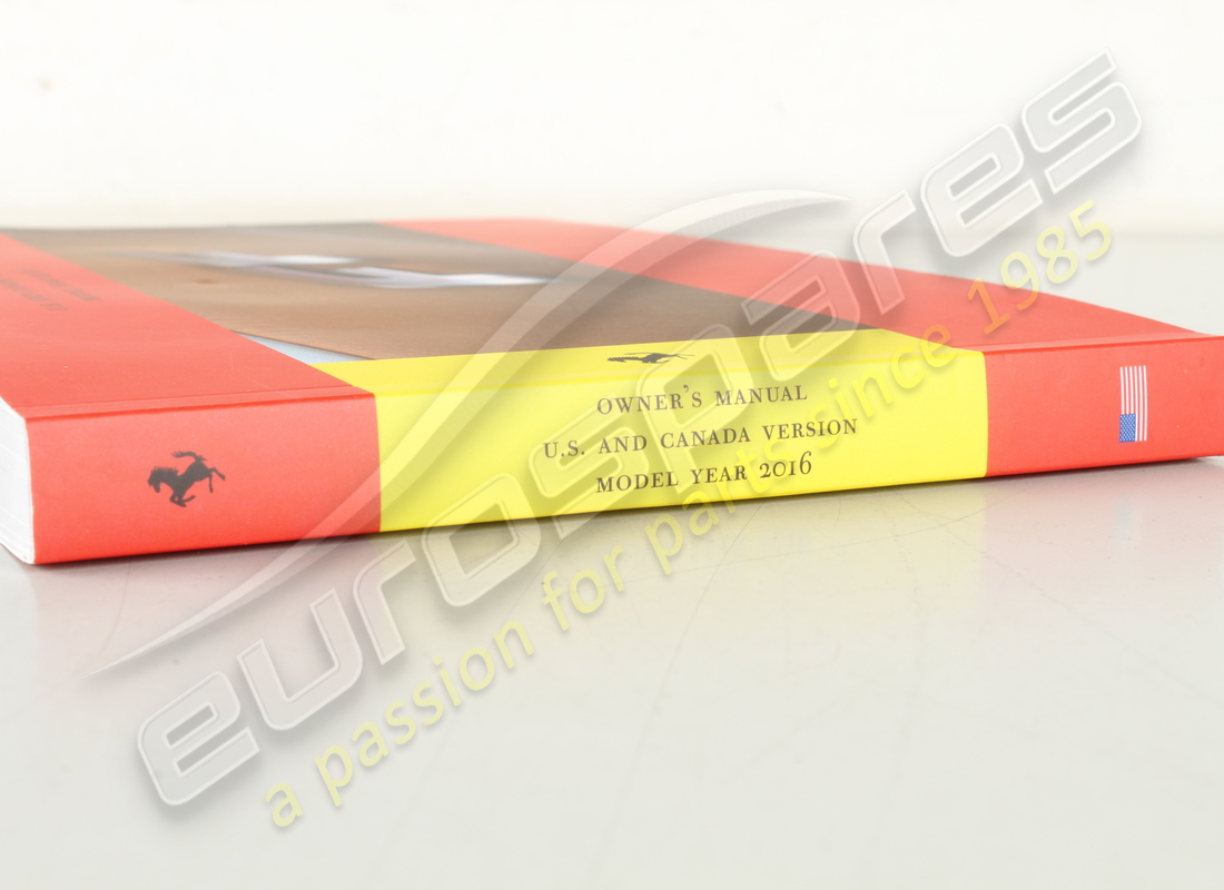 new ferrari owner's manual. part number 87626600 (2)