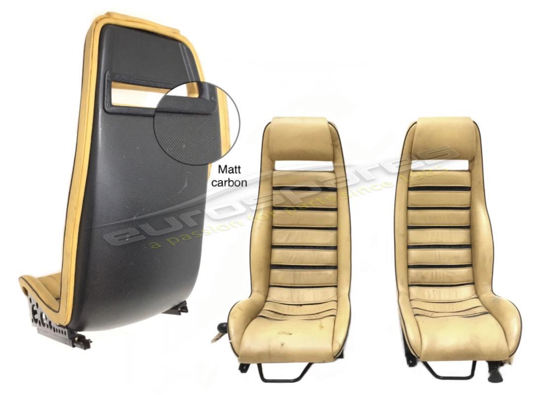 USED Lamborghini SE30 LHD SEATS (PAIR) . PART NUMBER 009435014A (1)