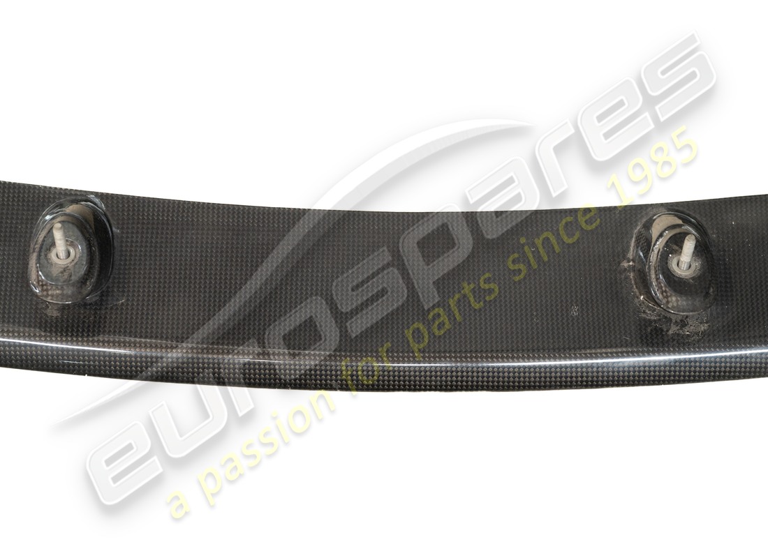 USED FERRARI CARBON FIBER FRONT SPOILER. PART NUMBER 81866900 (5) used ferrari carbon fiber front spoiler. part number 81866900 (5)