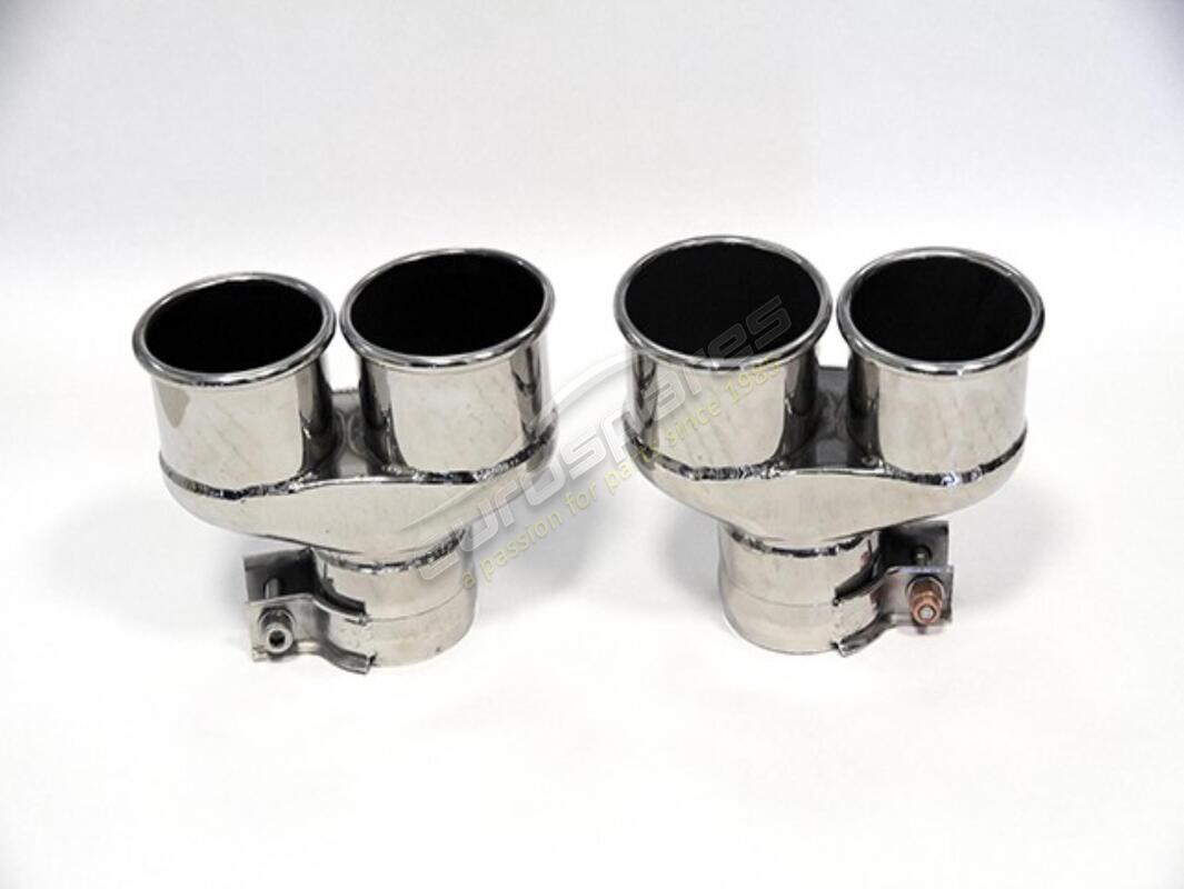 NEW TUBI 996 TURBO & TURBO S MY2005 QUAD END TIPS KIT. PART NUMBER 04080071029 (1) new tubi 996 turbo & turbo s my2005 quad end tips kit. part number 04080071029 (1)