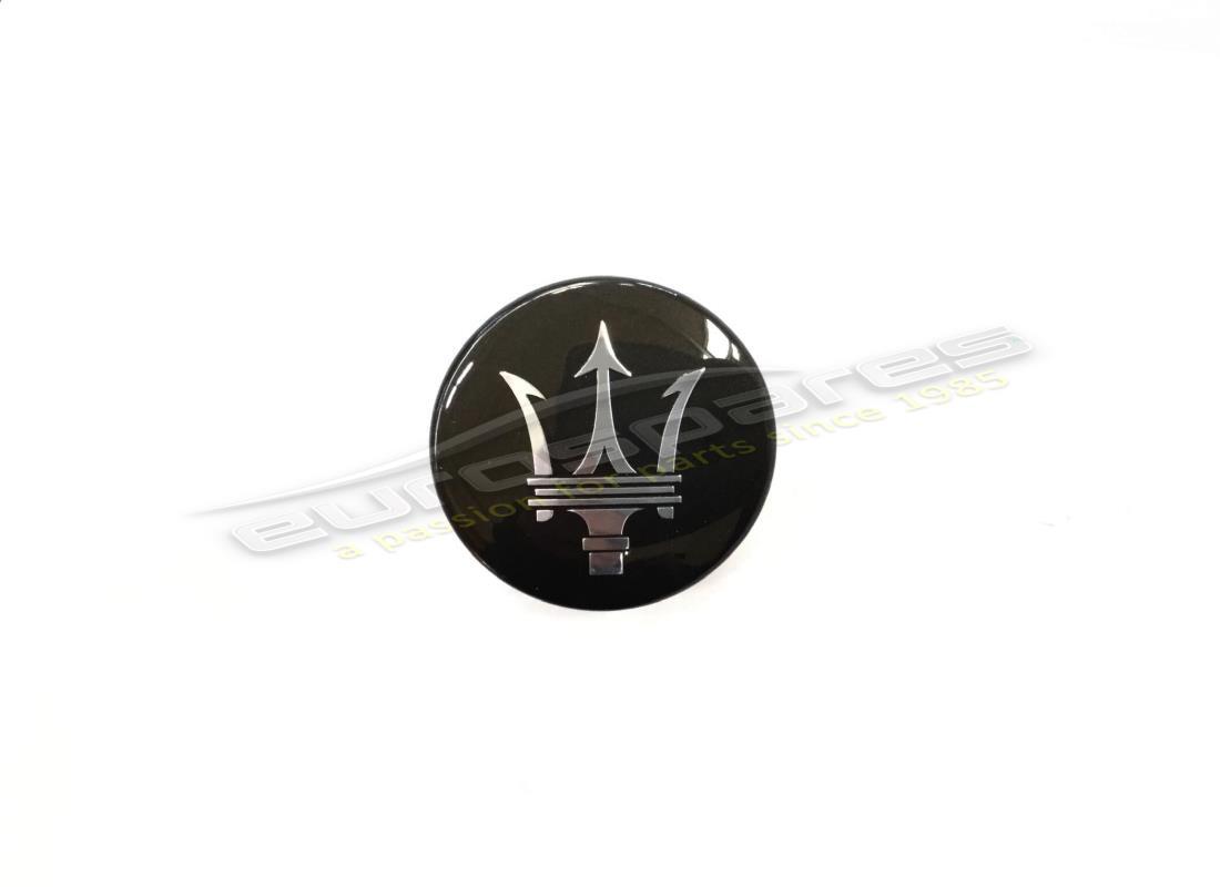 NEW MASERATI WHEEL BADGE (60MM FACE). PART NUMBER 670123128 (1) new maserati wheel badge (60mm face). part number 670123128 (1)