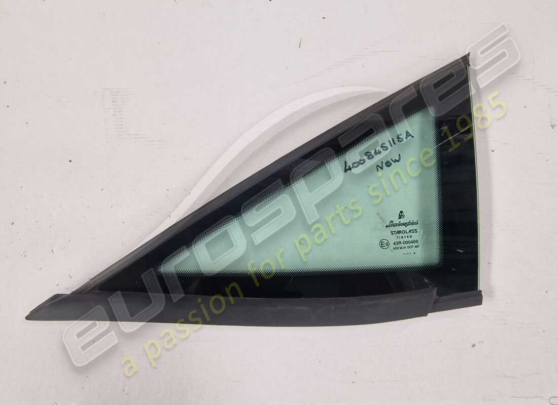 NEW LAMBORGHINI TRIANGLE WINDOW. PART NUMBER 400845115A (1) new lamborghini triangle window. part number 400845115a (1)