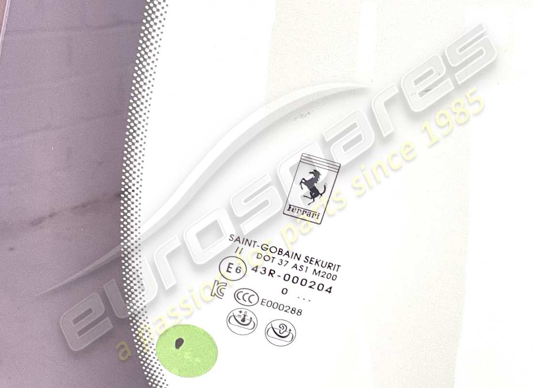 NEW FERRARI WINDSCREEN - ATHERMIC VERSION. PART NUMBER 897061 (2) new ferrari windscreen - athermic version. part number 897061 (2)