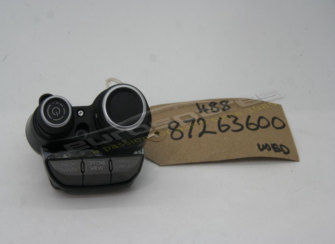 USED Ferrari NIT CONTROL (FOR APPLE CAR PLAY) . PART NUMBER 87263600 (1)