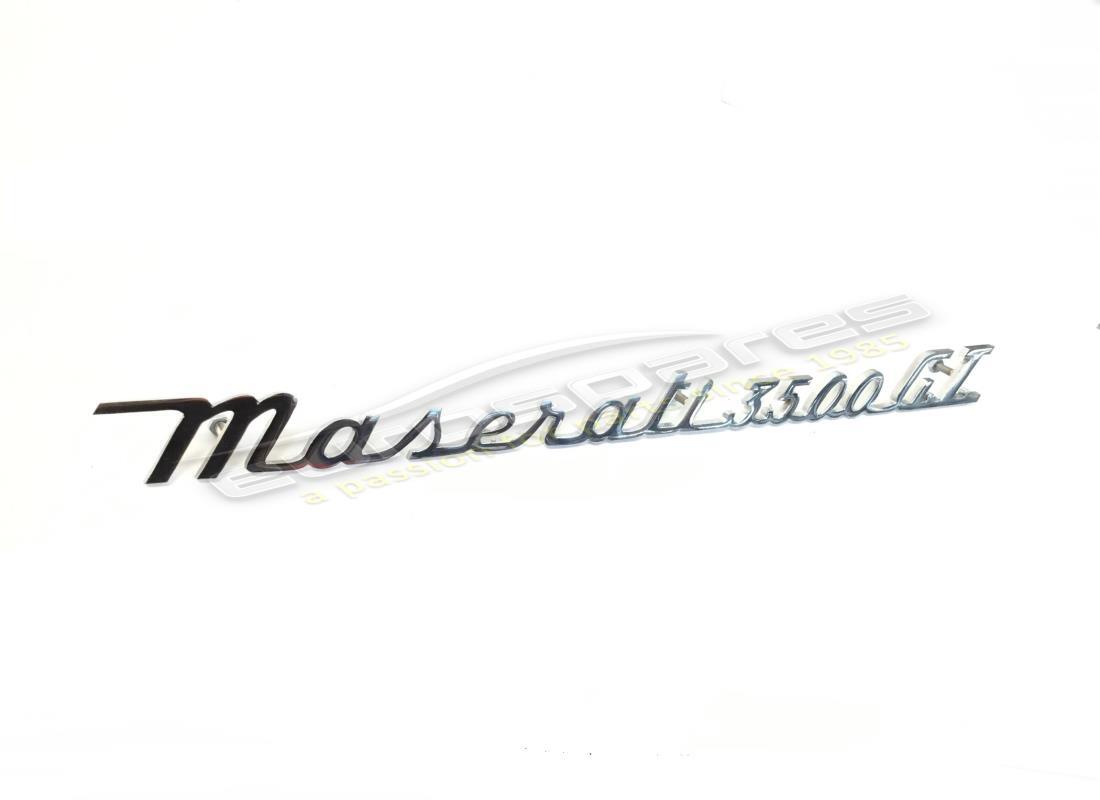 NEW MASERATI 3500 GT SCRIPT. PART NUMBER 2921 (1) new maserati 3500 gt script. part number 2921 (1)