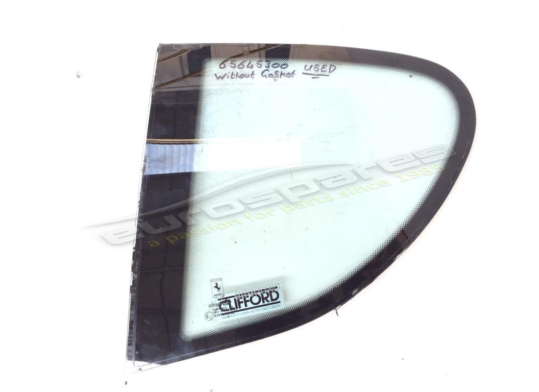 USED Ferrari LH REAR GLASS WITH SEAL . PART NUMBER 65645300 (1)