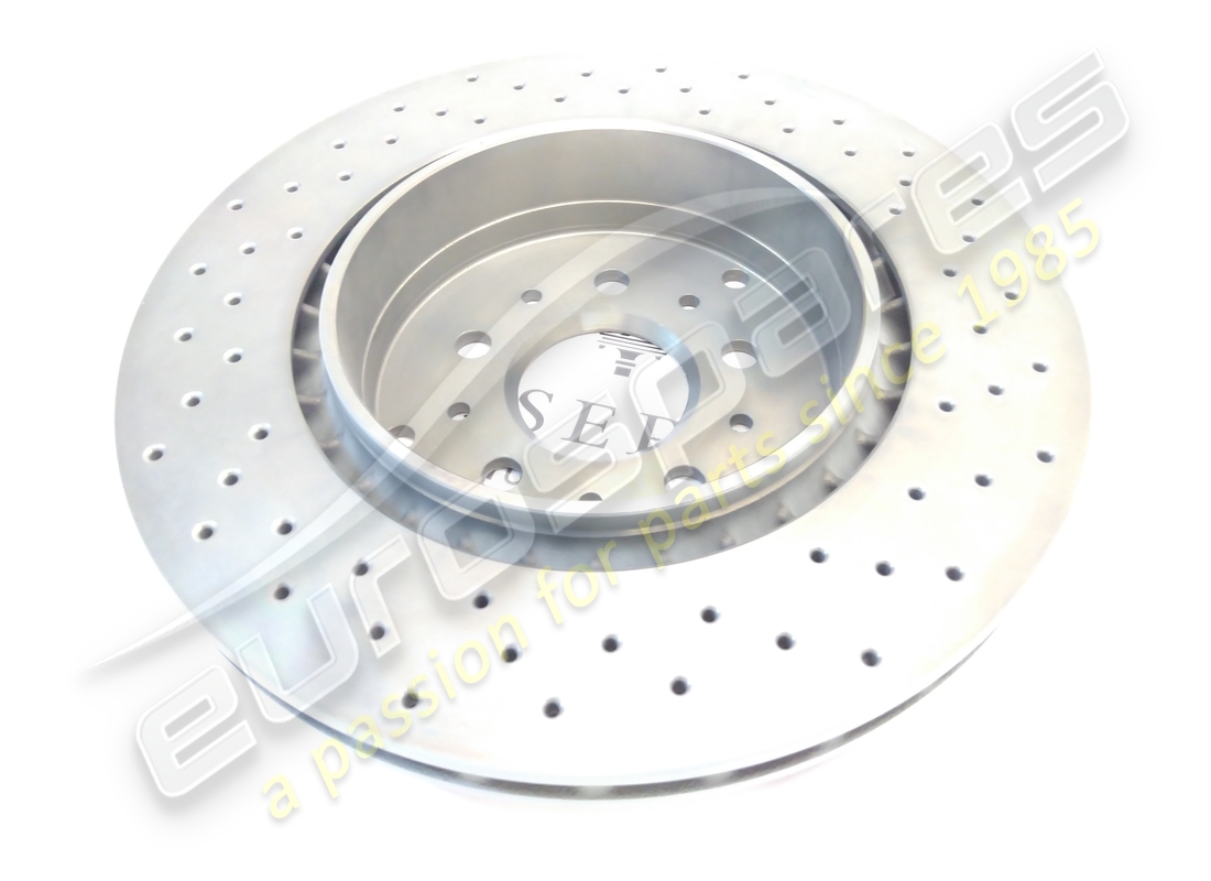 new maserati rear brake disc (drilled). part number 228411 (2)