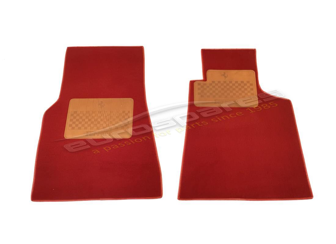 NEW FERRARI 456GT RHD RED FLOOR OVERMATS PER PAIR. PART NUMBER MC614911 (1) new ferrari 456gt rhd red floor overmats per pair. part number mc614911 (1)
