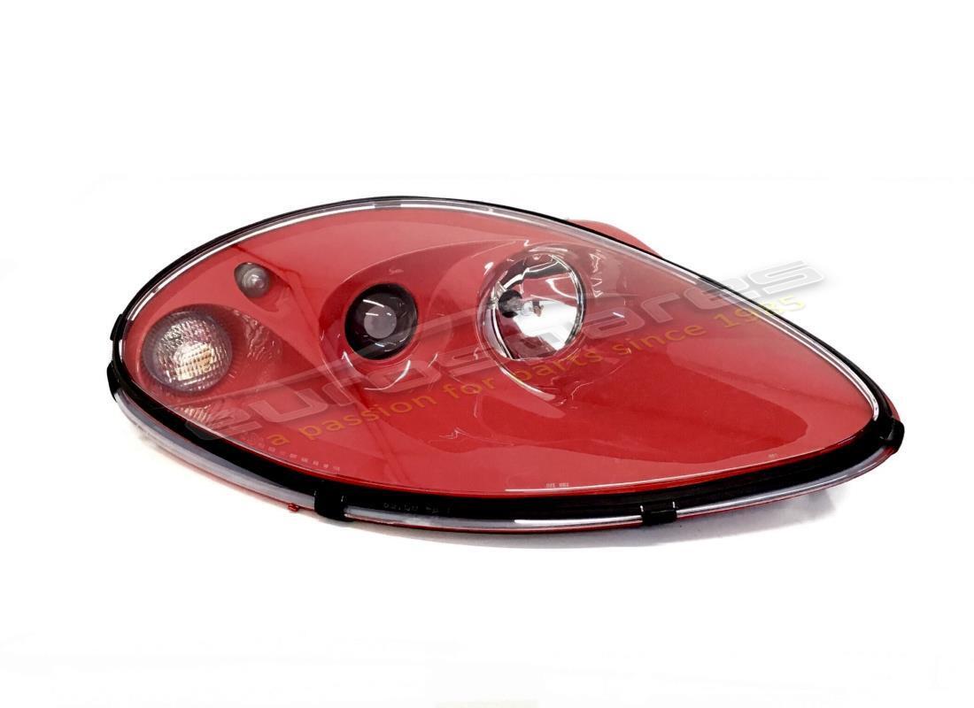 NEW FERRARI RH FRONT HEADLAMP ROSSO CORSA RED (LHD - NON XENON). PART NUMBER 72000369 (1) new ferrari rh front headlamp rosso corsa red (lhd - non xenon). part number 72000369 (1)