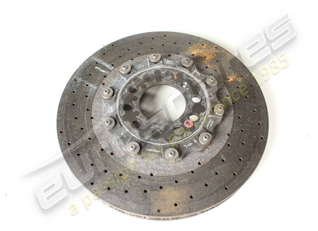 USED LAMBORGHINI BRAKE DISC. PART NUMBER 470615601H (2) used lamborghini brake disc. part number 470615601h (2)