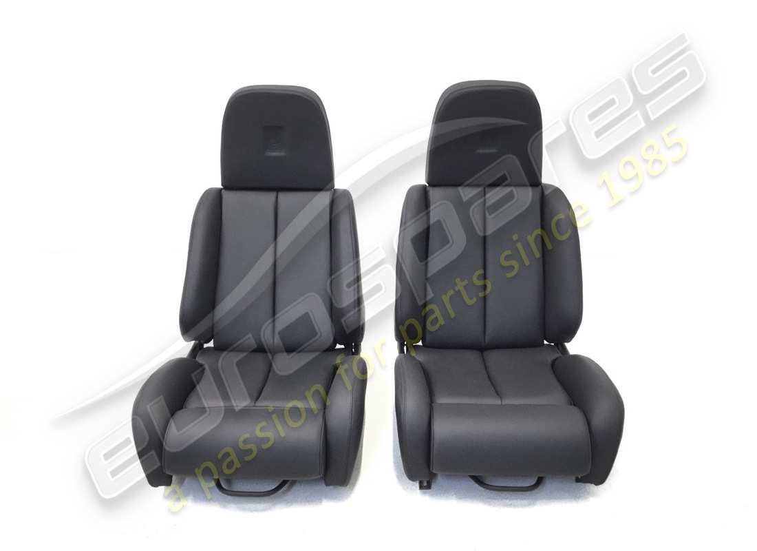 RECONDITIONED Eurospares PAIR BLACK SEATS (TESTAROSSA) . PART NUMBER EAP1227215 (1)