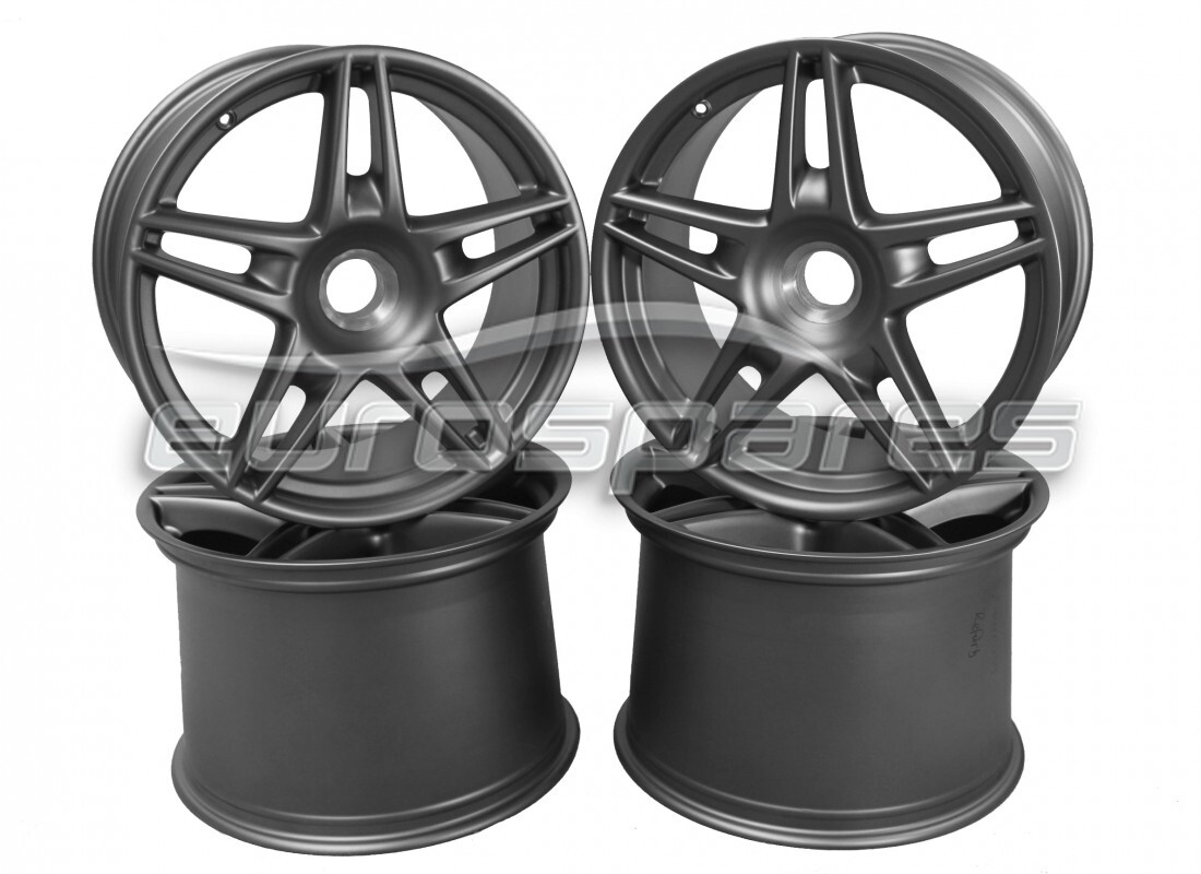 RECONDITIONED FERRARI WHEELS SET. PART NUMBER FWHE059 (1) reconditioned ferrari wheels set. part number fwhe059 (1)
