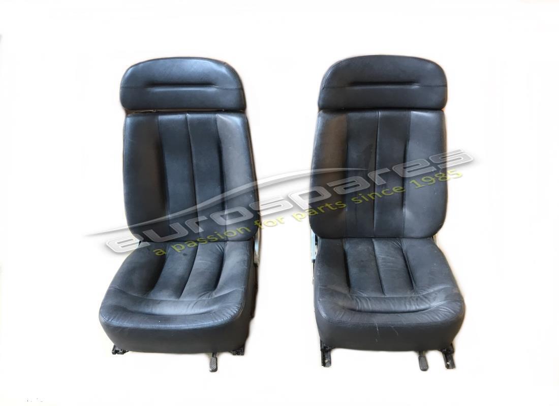 USED Ferrari PAIR BLACK SEATS . PART NUMBER 700005234 (1)