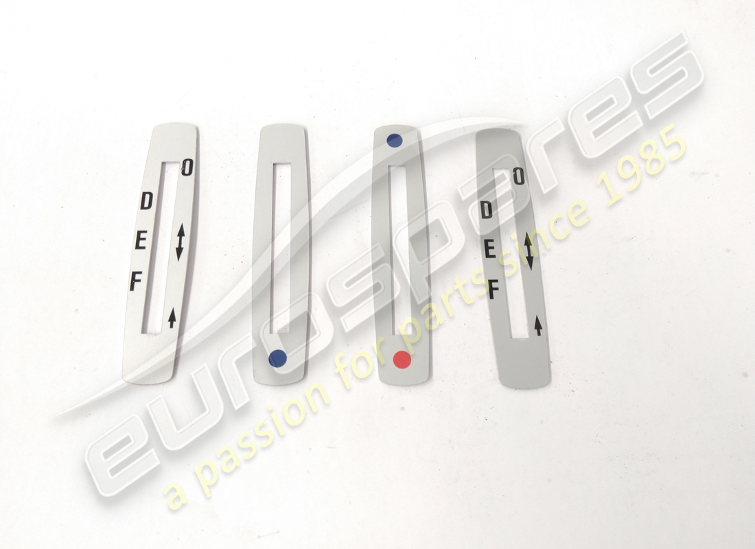 new ferrari lever plate label set. part number 20166302a (1)